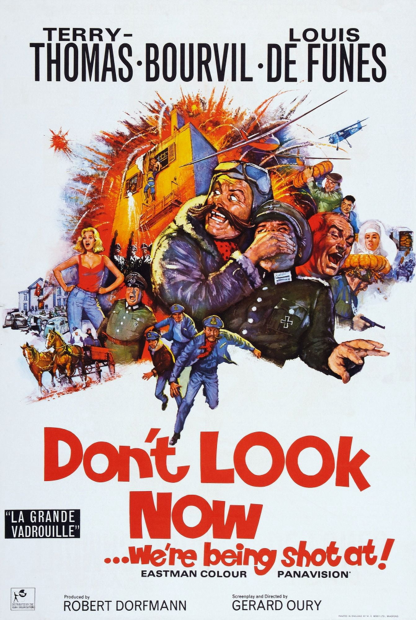 DonT Look NowWeRe Being Shot At Canvas Art -  (11 x 17)