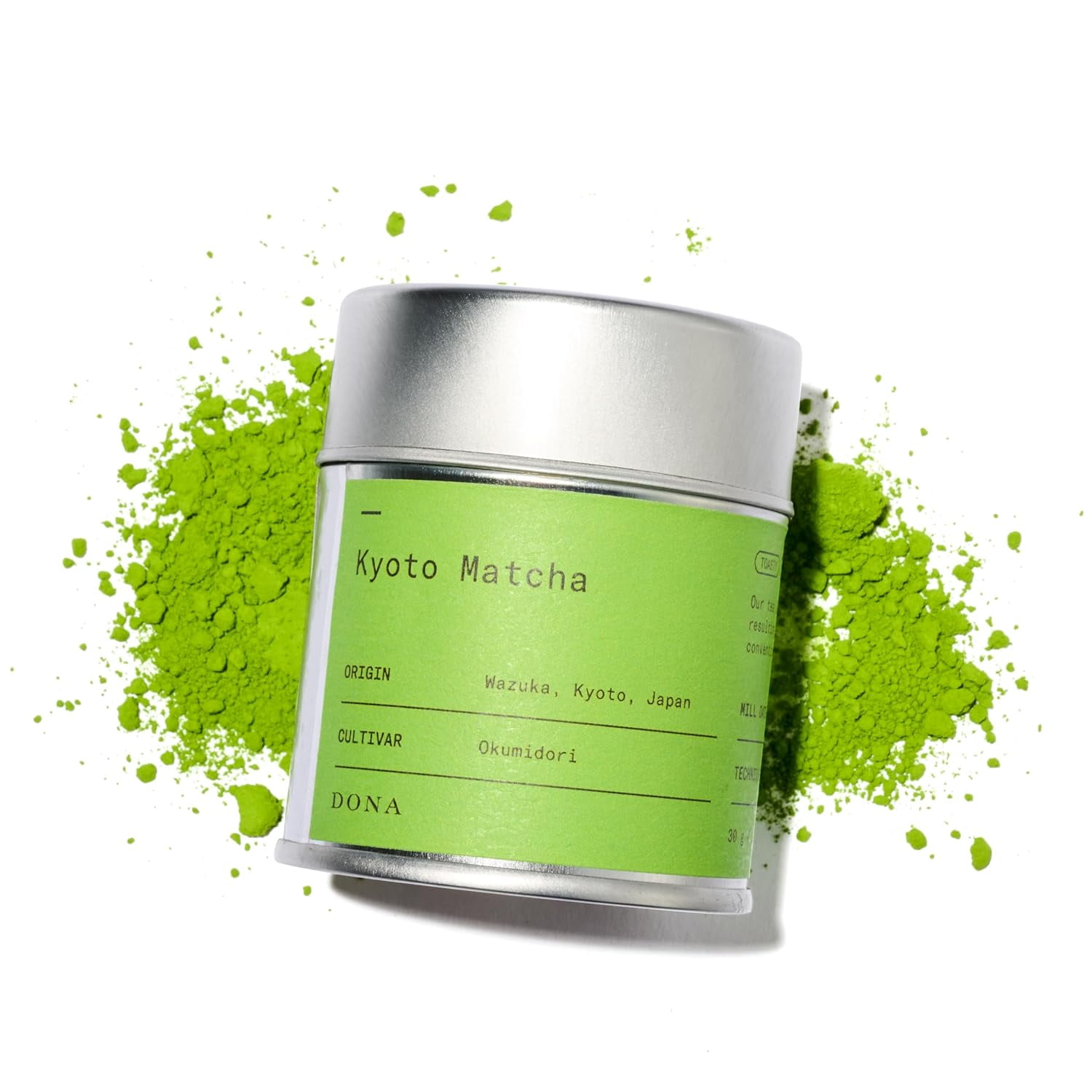 Dona Ceremonial Grade Matcha, Stone-Milled from Wazuka, Kyoto