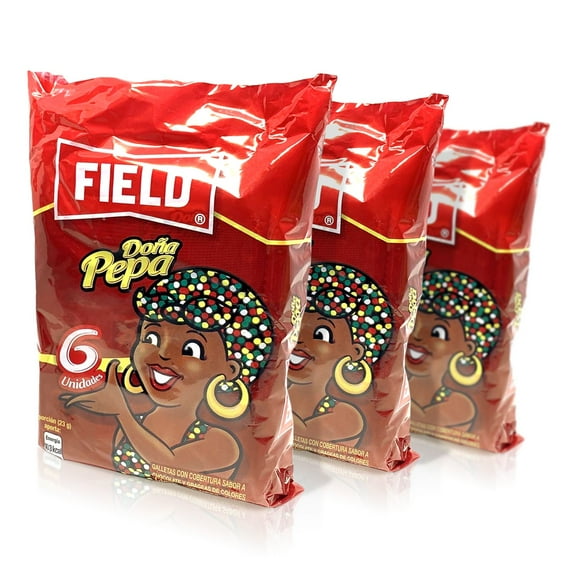 Dona Pepa Field Galleta Peruana | Peruvian Cookies (6 Units) 3 Pack