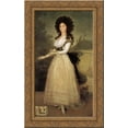thumbnail image 1 of Dona Tadea Arias de Enriquez 24x16 Gold Ornate Wood Framed Canvas Art by Francisco Goya, 1 of 2