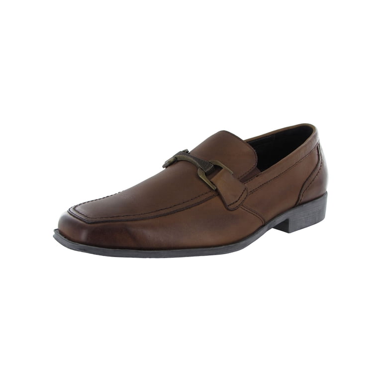 Donald J. Pliner Men\'s Chocolate Brown Leather Slip-On Bit Loafers Amazon.com | Donald Pliner Mens Nickolas Tumbled Calf, Dark  main image 2