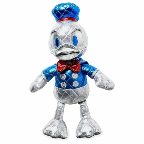 Donald Duck 85th Anniversary Plush Doll 15" H Stuffed Animal Toy Doll Metallic