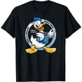 thumbnail image 1 of Donald Duck 90th Anniversary Feisty & Fabulous Legend DTG Print Unisex T-Shirt,Black Color,Size L, 1 of 5