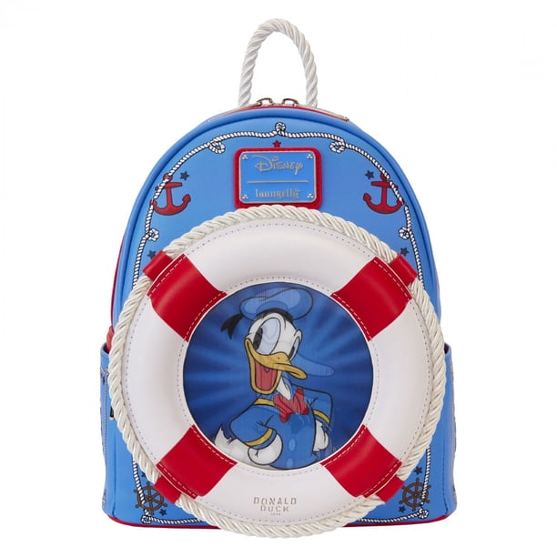 donald duck mini backpack by loungefly Loungefly: Disney and printed details Coordinating inside lining Dimensions Loungefly Disney Donald Duck Group