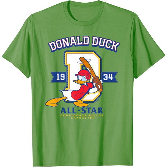 Donald Duck Baseball 1934 All-Star Confidence Sports DTG Print Unisex T-Shirt