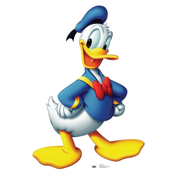 Donald Duck Cardboard Stand-Up, 3ft