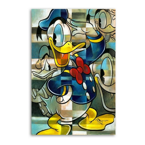 Donald-Duck Cartoon Print Photo Art Painting Canvas Poster Home Decorative Bedroom Modern Decor Posters Gifts 16x24inch(40x60cm)