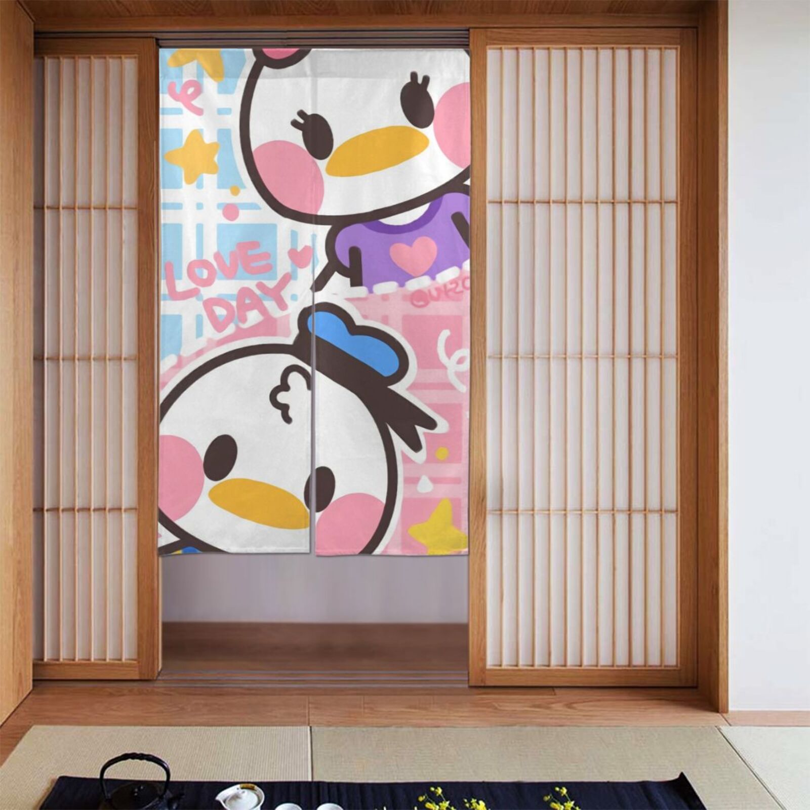 Donald Duck Custom Funny Photo Doorway Curtain, Customized Personalized ...