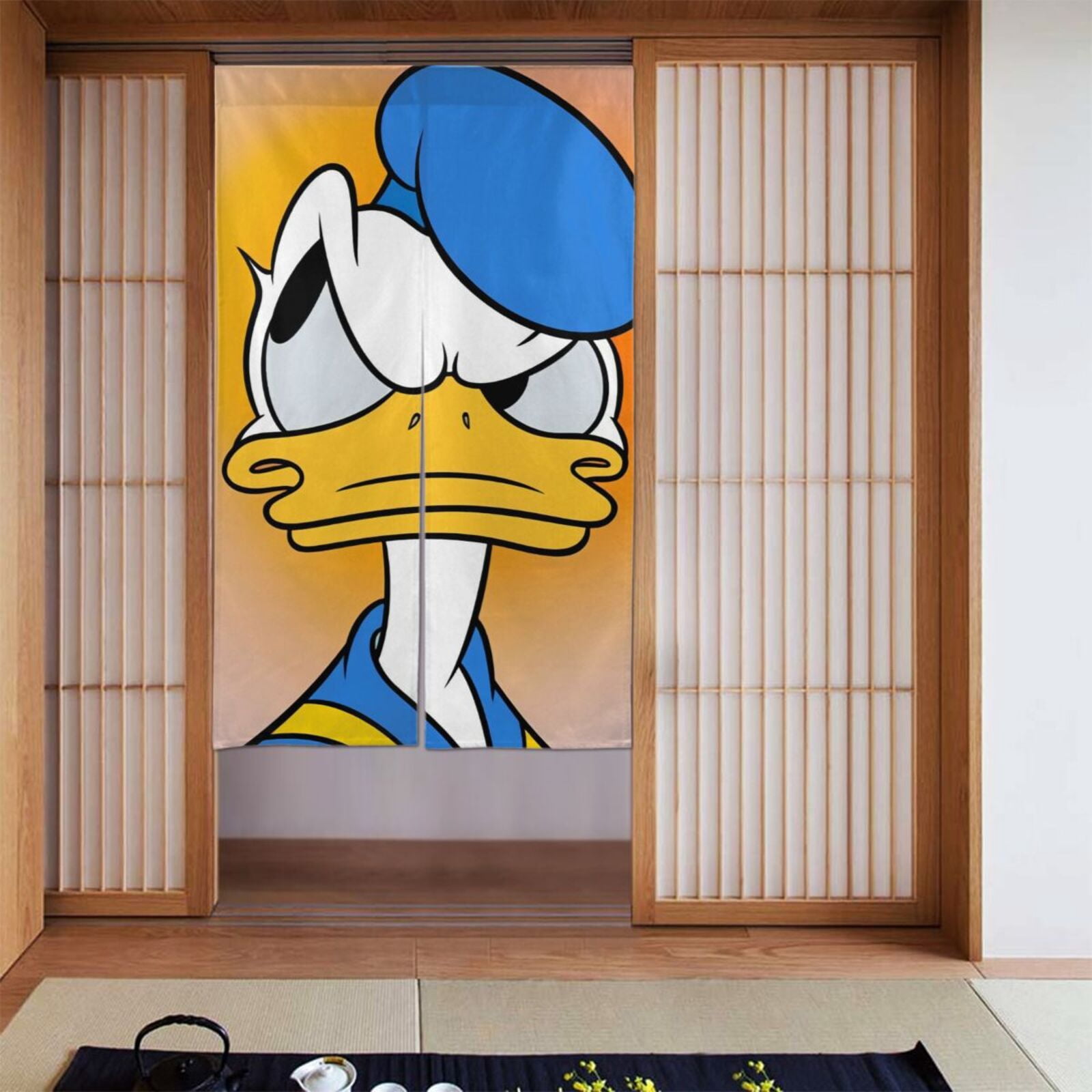 Donald Duck Custom Funny Photo Doorway Curtain, Customized Personalized ...