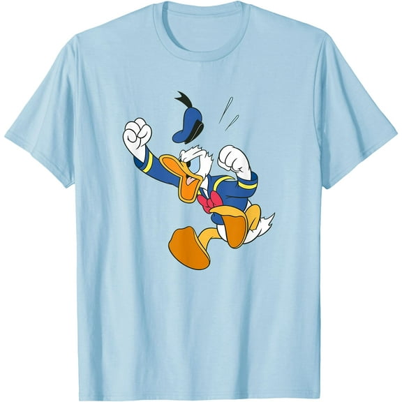 Donald Duck Fist of Anger DTG Print Unisex T-Shirt