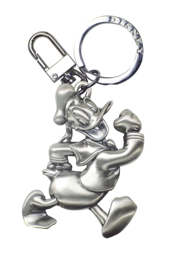 Pewter Key Ring Donald Duck