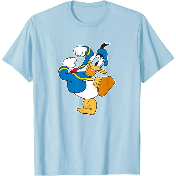 Donald Duck Ready To Go DTG Print Unisex T-Shirt