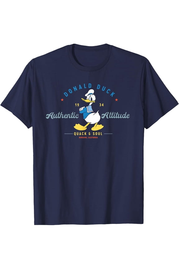 Donald Duck Retro Vintage DTG Print Unisex T-Shirt