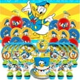 thumbnail image 1 of Donald Duck Sailor Duck Balloons Party Supplies Decor Tableware Birthday Cake Topper Decorations Banner Backdrop, 1 of 7