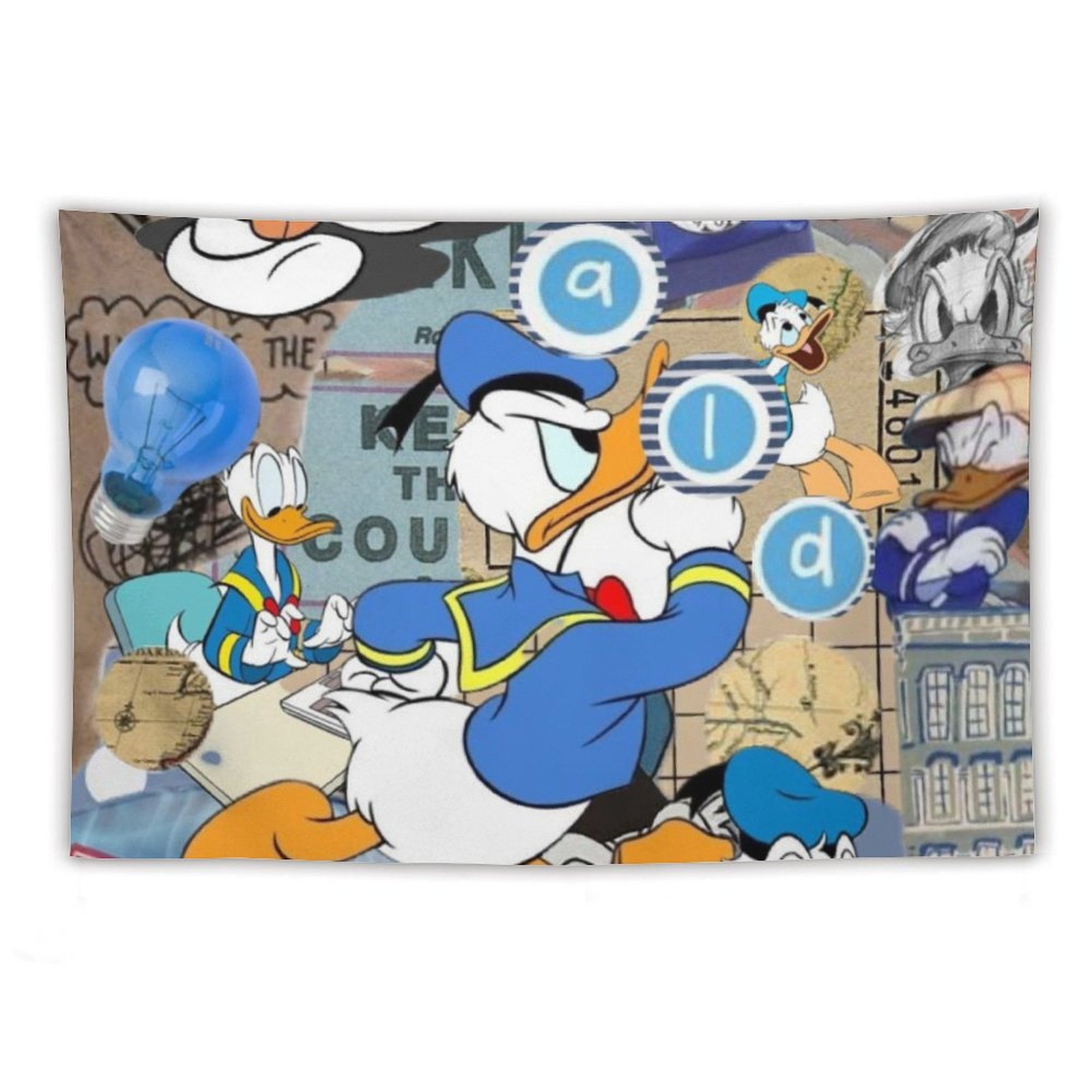 Donald Duck Tapestry Hanging Tapestry Wall Funny Tapestries for Bedroom