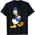 thumbnail image 1 of Donald Duck Traditional Portrait DTG Print Unisex T-Shirt,Black Color,Size 5XL, 1 of 5