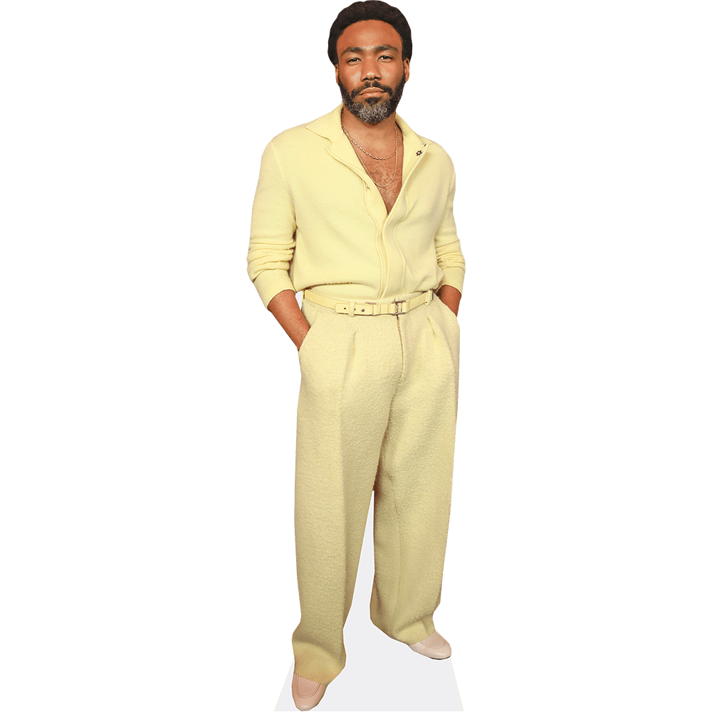 Donald Glover (Yellow Outfit) Mini Cardboard Cutout Standee - Walmart.com