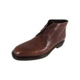 thumbnail image 1 of Donald J Pliner Mens Ericio-ZG Leather Chukka Boot Shoes, Brandy, US 10, 1 of 3