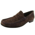 thumbnail image 1 of Donald J. Pliner Mens Naper-23 Penny Loafer Shoe, Dark Brown, US 7.5, 1 of 3