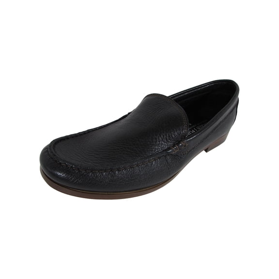 Donald J Pliner Mens Nate-18 Slip On Loafer Shoes, Black, US 7.5