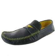 Donald J. Pliner Mens Vinisp-54 Slip-on Loafer Shoe, Navy, US 7.5