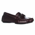 thumbnail image 1 of Donald J Pliner Women's Viky Casual Loafer Flats 7 BM US, Dark Rouge Python, 1 of 5