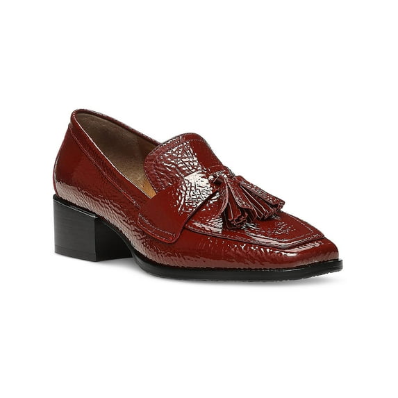 Donald J. Pliner Womens AVICI Patent Leather Tassel Loafers