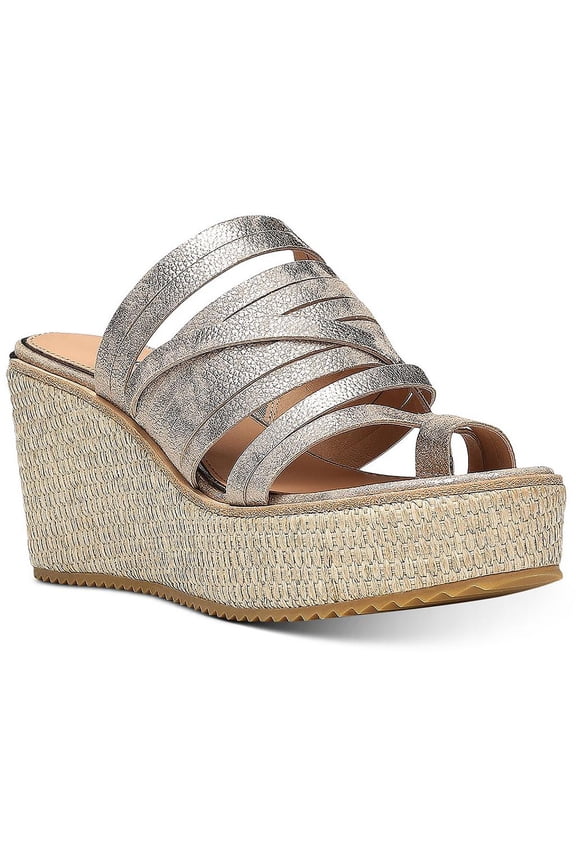 Donald J. Pliner Womens Ithacaqa Leather Strappy Platform Sandals