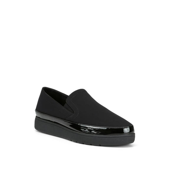 Donald J. Pliner Womens Meg Crepe Ankle Loafers Black 6 Medium (B,M)