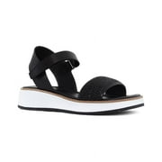 Donald Pliner Kinsley Leather-Trim Sandal, 6.5