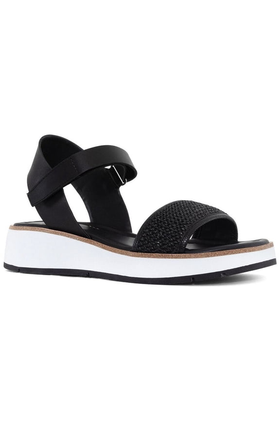 Donald Pliner Kinsley Leather-Trim Sandal, 6.5