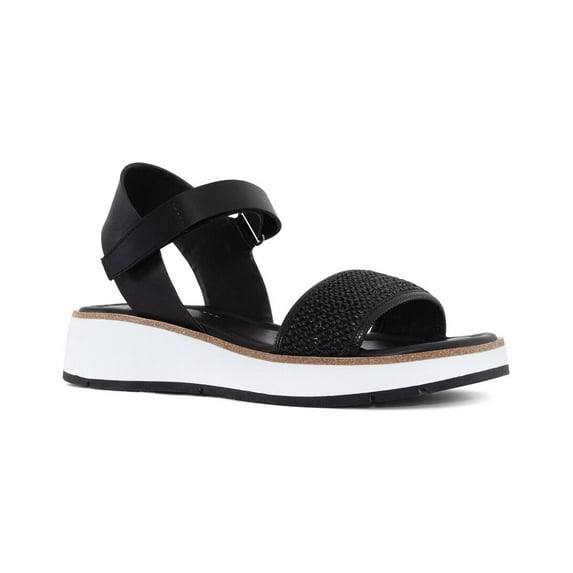 Donald Pliner Kinsley Leather-Trim Sandal, 6