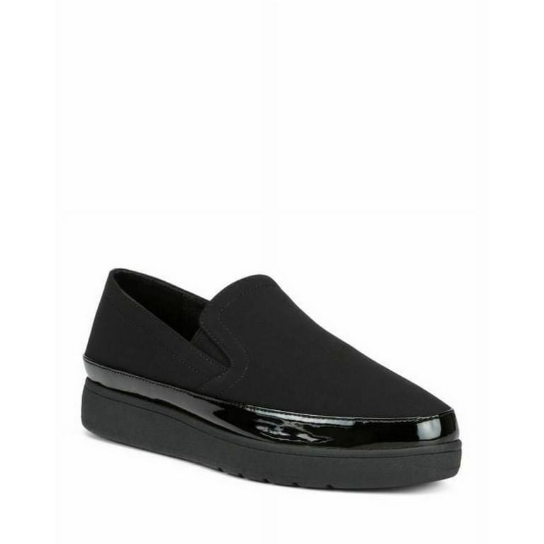Donald Pliner Meg Stretch Slip on Platform Flats Black MSRP 188 B4HP US 5.5M Walmart