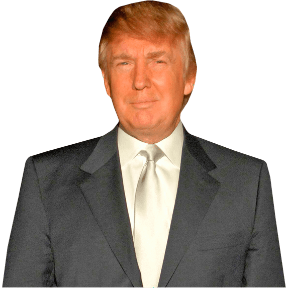 Donald Trump (2007) Half Body Buddy Cutout