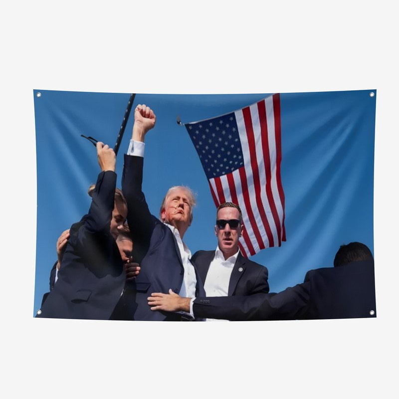 Donald Trump 2024 Backdrop 5x3ft Keep America Great Flag President
