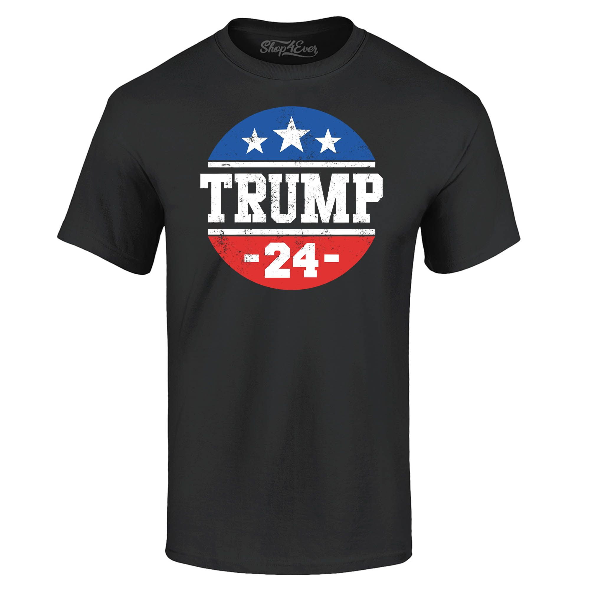 Donald Trump 2024 Campaign Circle Star 45 47 MAGA Gift Vote Tshirt Tee Shirts