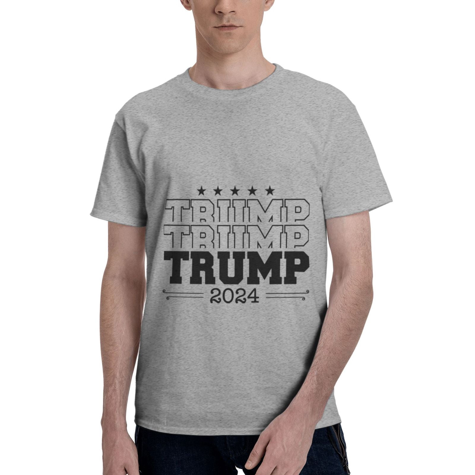 Donald Trump 2024 Campaign Circle Star 45 47 Maga Gift Vote Men'S