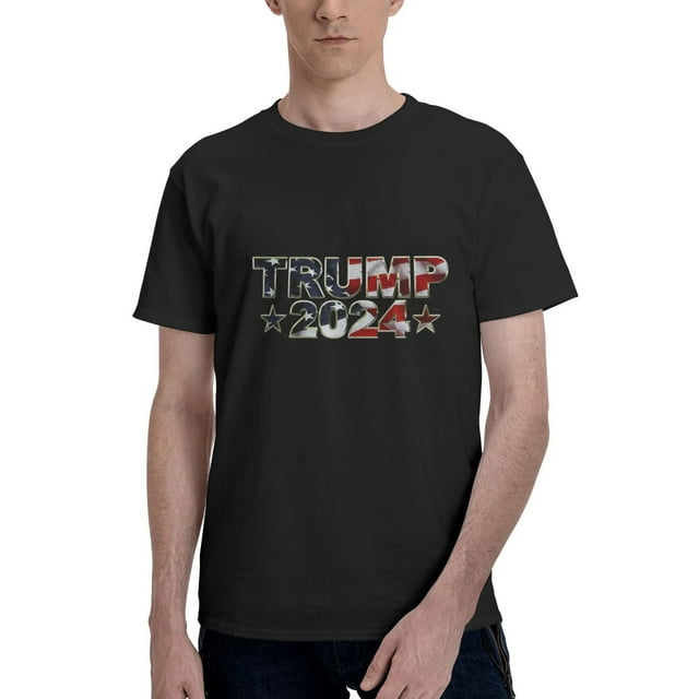 Donald Trump 2024 Campaign Circle Star 45 47 Maga T Vote Mens