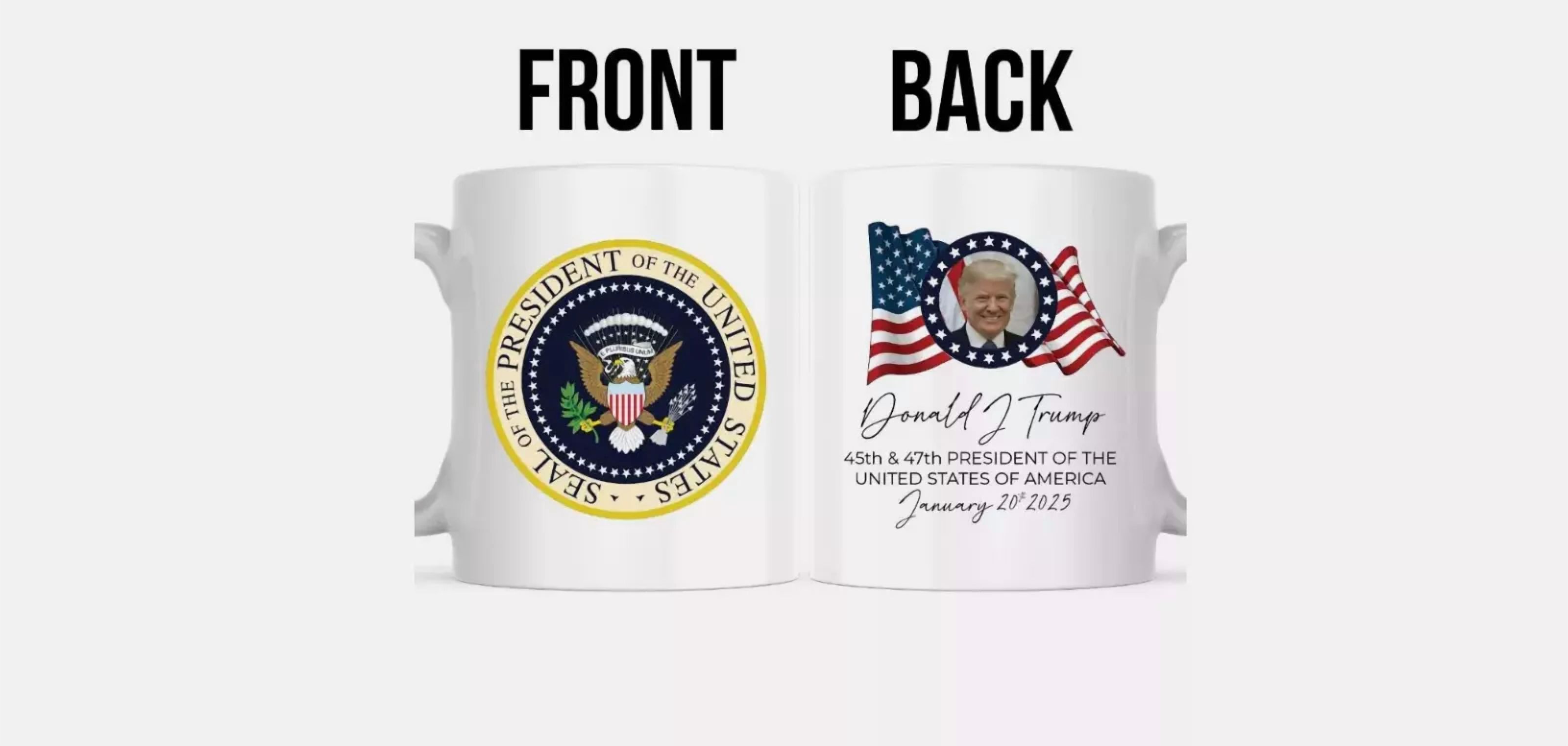 Trump 45 47 President Inauguration Day 2025 – The Red First