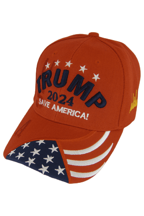 Donald Trump 2024 Save America Adjustable Baseball Cap (Red)