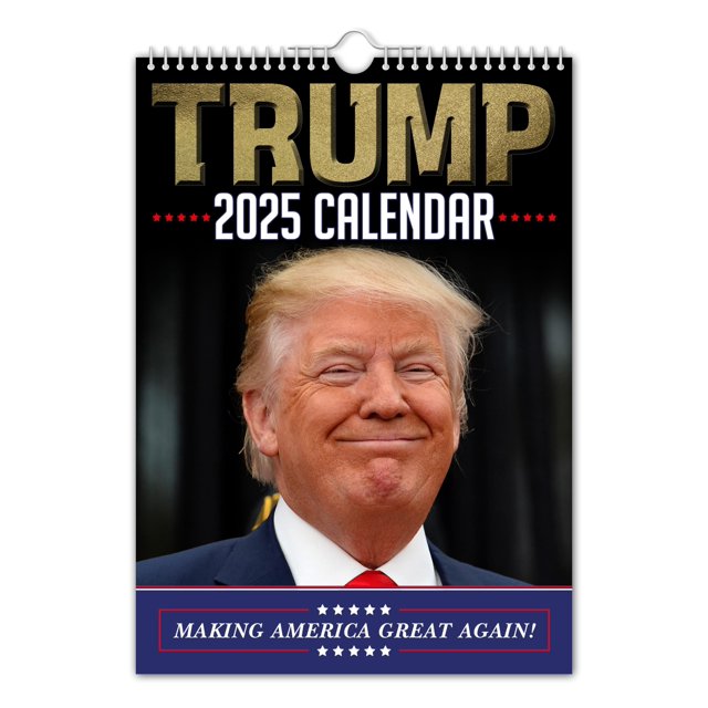 Donald Trump 2025 Wall Calendar 12 Months Of Fun and Quirky Calendar