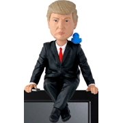 Donald Trump 4-Inch Resin Media Monitor Bobblehead