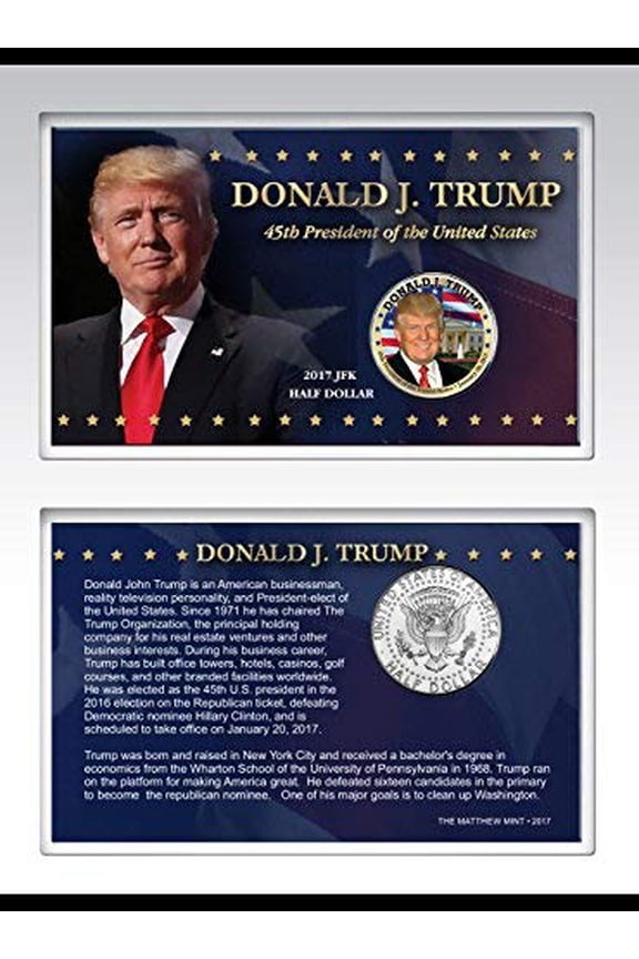 Donald Trump Coin Card