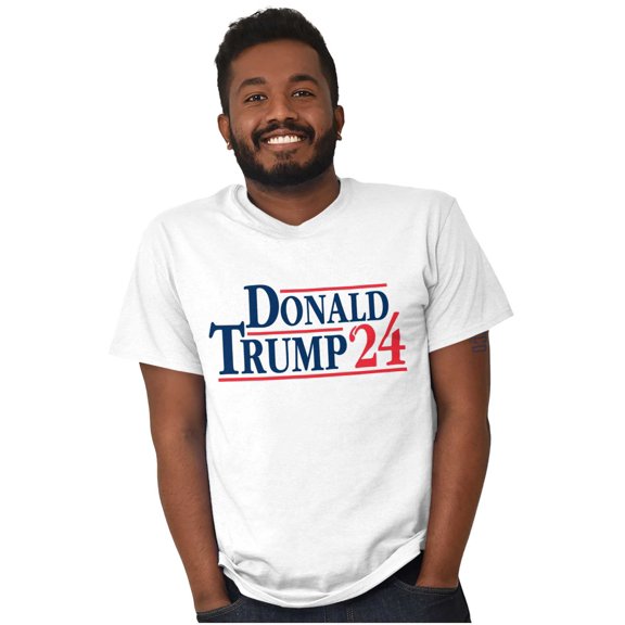 Donald Trump Election Campaign 2024 Men's Graphic T Shirt Tees Brisco Brands X