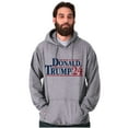 thumbnail image 1 of Donald Trump Election Campaign 2024 Unisex Plus Fleece Graphic Hoodie Brisco Brands 3X, 1 of 5