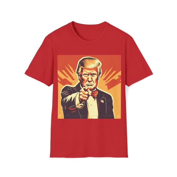 Donald Trump For President Unisex Softstyle T-Shirt 2024 Pointing You