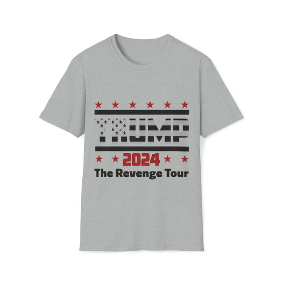 Donald Trump For President Unisex Softstyle T-Shirt 2024 Revenge Tour