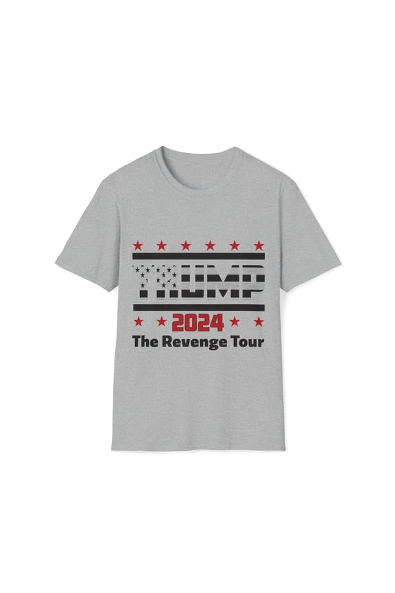 Donald Trump For President Unisex Softstyle T-Shirt 2024 Revenge Tour