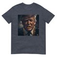 thumbnail image 1 of Donald Trump Gold Grillz T-Shirt (Heather Navy, M), 1 of 2
