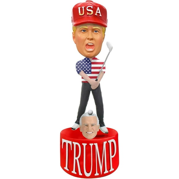 President Trump Funny Christmas F##K U Media Bobble Middle Finger - Foto 2